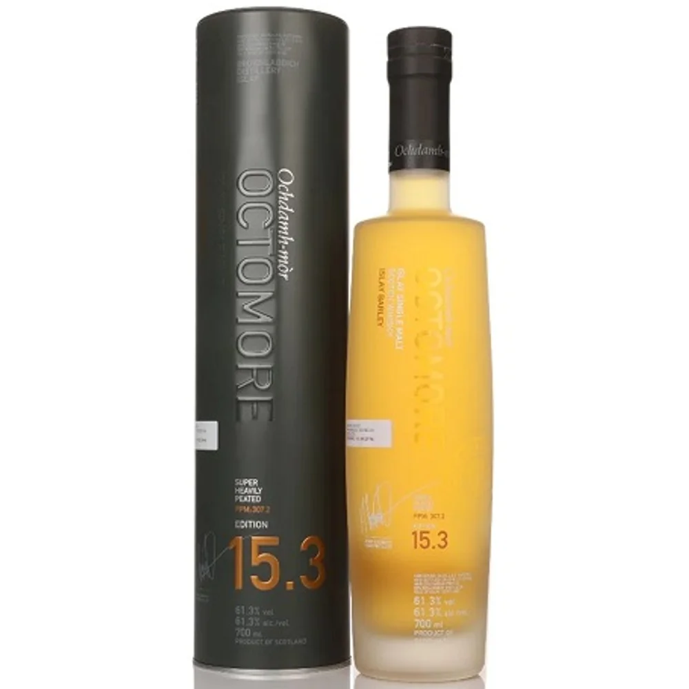 Botella de Octomore 15.3