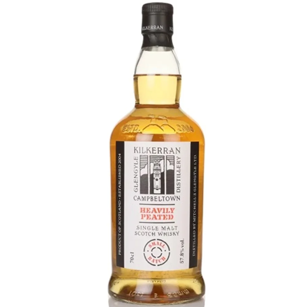 Botella de Kilkerran Heavily Peated Batch No.10