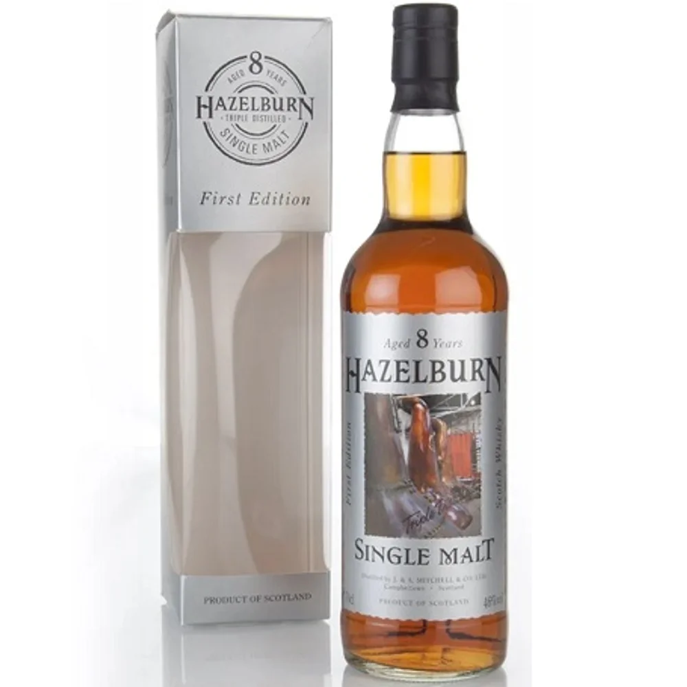 Botella de Hazelburn 8 First Edition Still Label