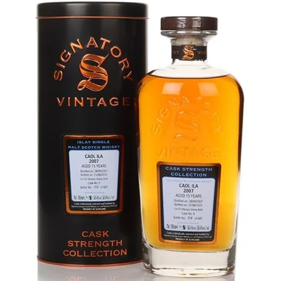 Caol Ila 15 2007 (Cask 4) - Cask Strength Collection (Signatory)