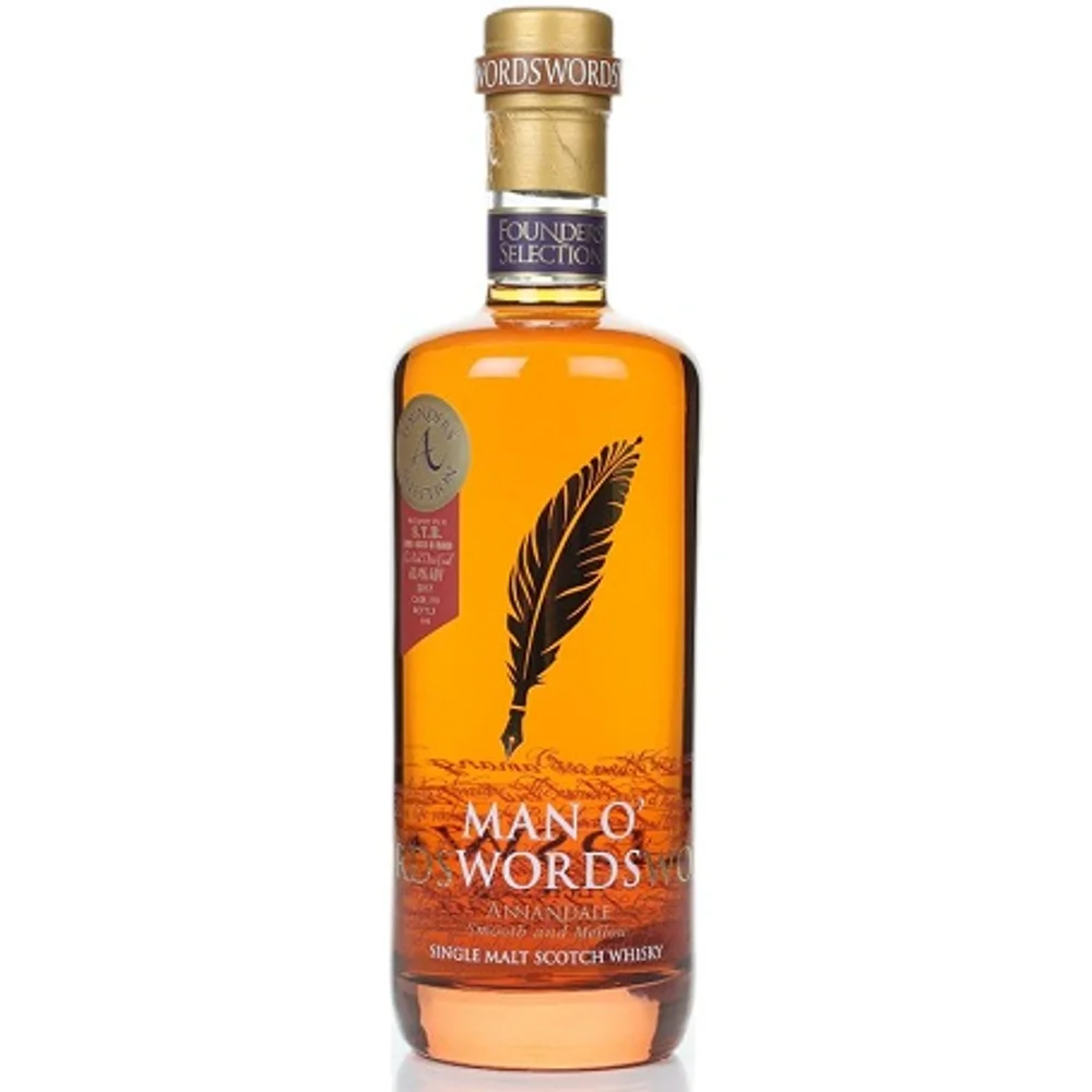 Botella de Annandale Man O'words Vintage 2017 Str (Cask 310)