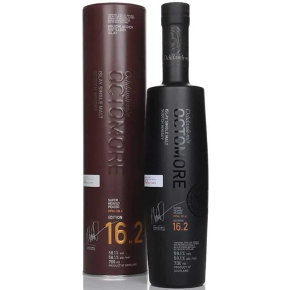 Botella de Octomore 16.2