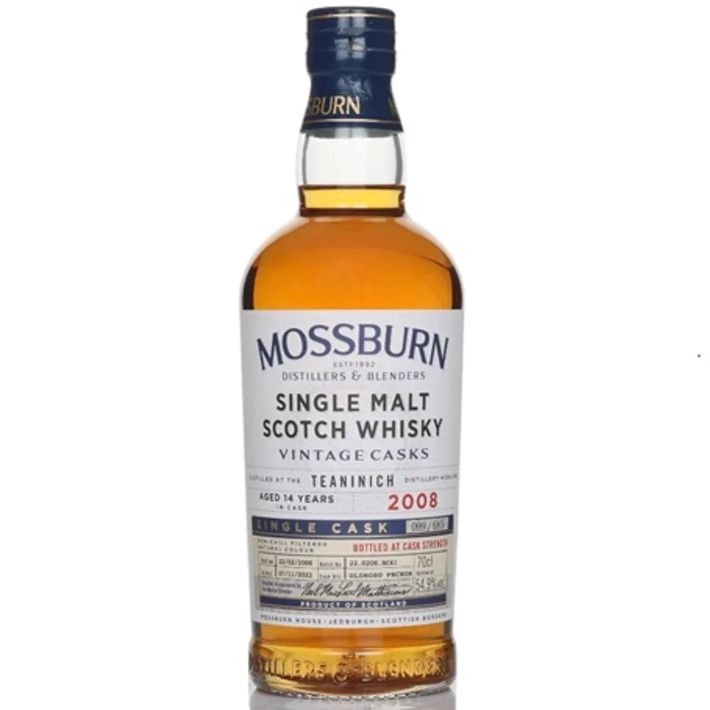 Botella de Teaninich 14 2008 Vintage Casks (Mossburn)