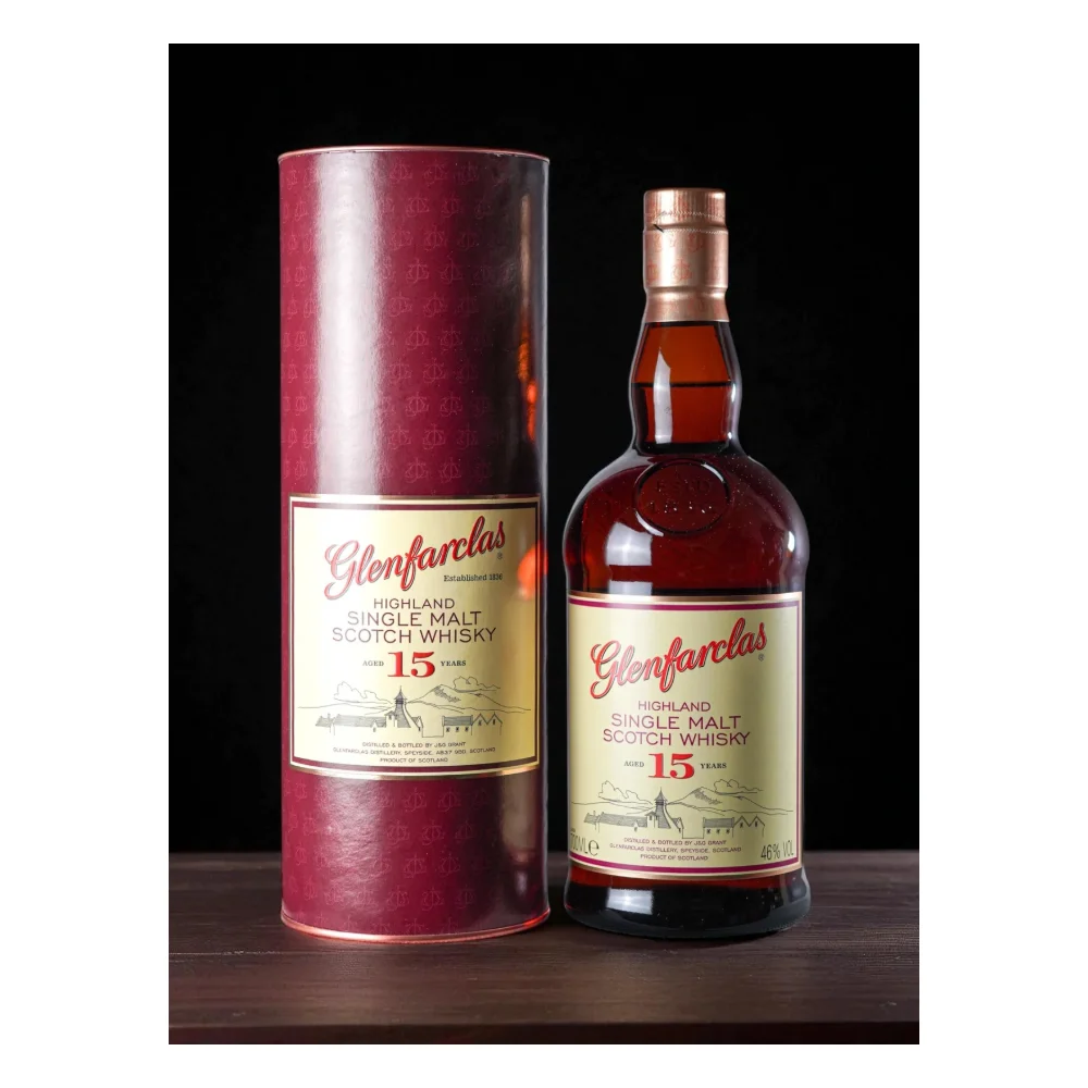 Botella de Glenfarclas 15