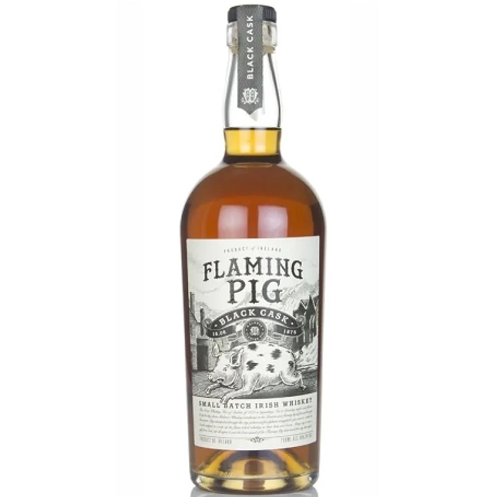 Botella de Flaming Pig Black Cask