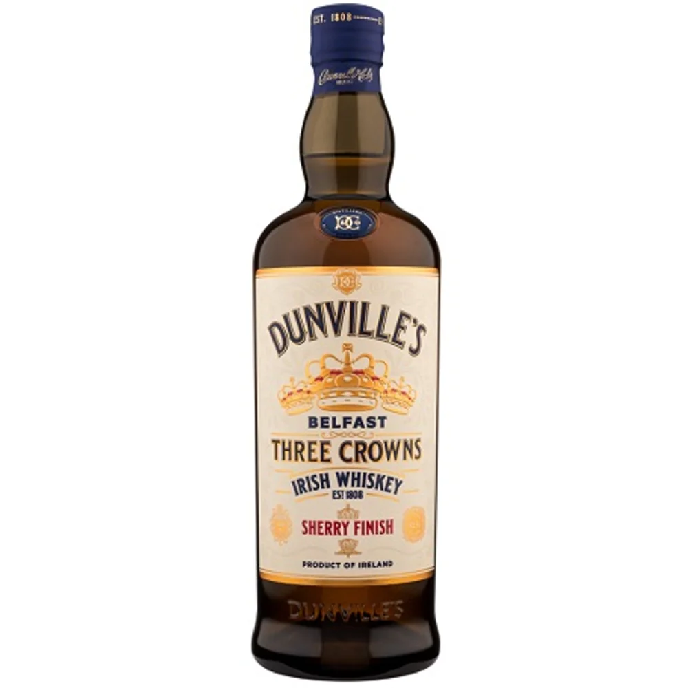 Botella de Dunville's Three Crowns Sherry