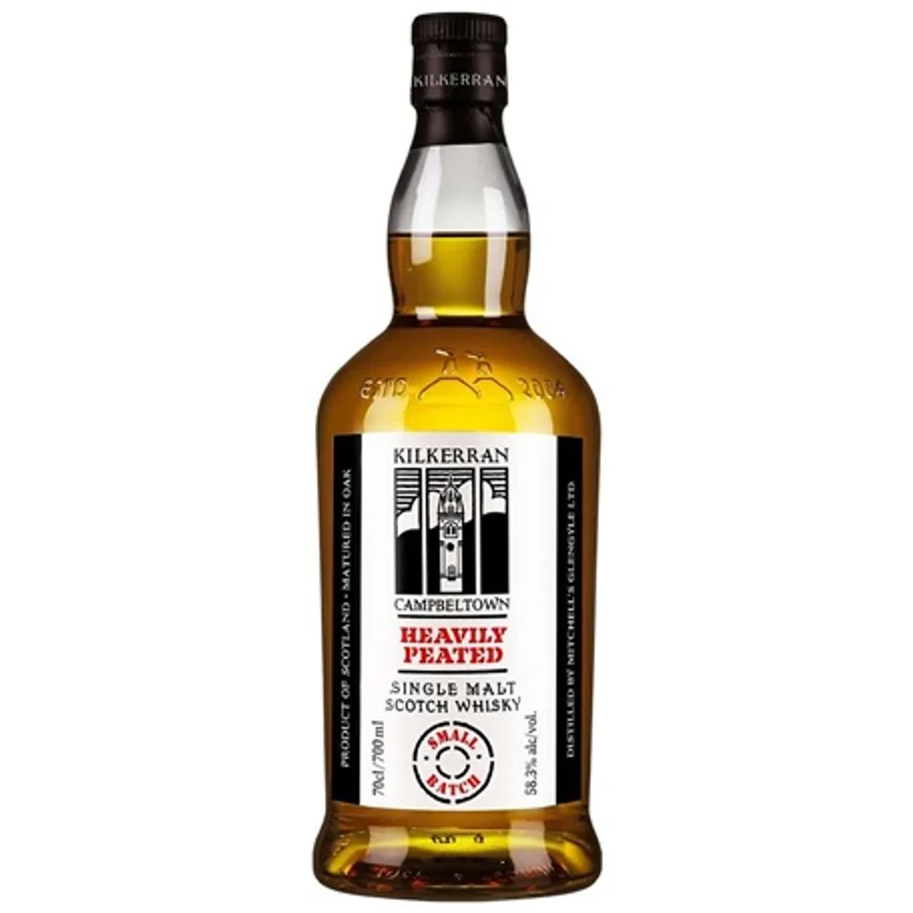 Botella de Kilkerran Heavily Peated Batch 14