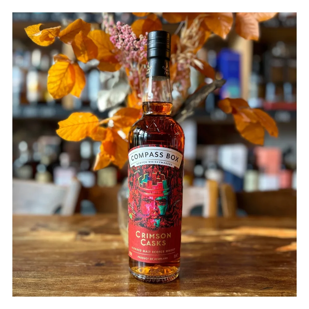 Botella de Compass Box Crimson Casks
