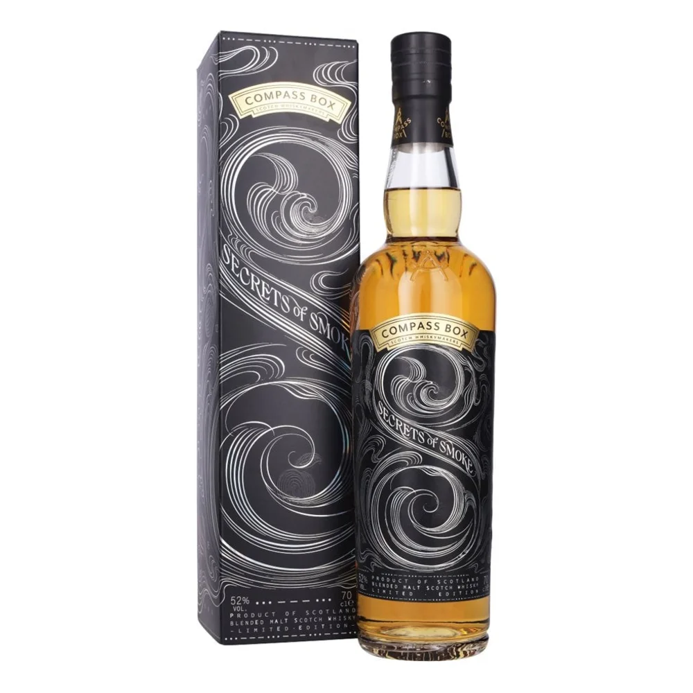 Botella de Compass Box Secrets of Smoke