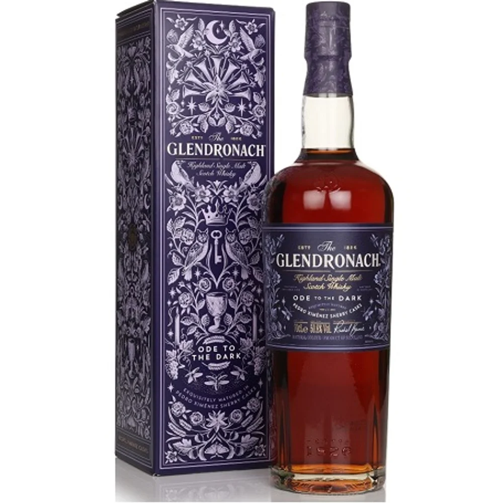 Botella de The Glendronach Ode To the Dark
