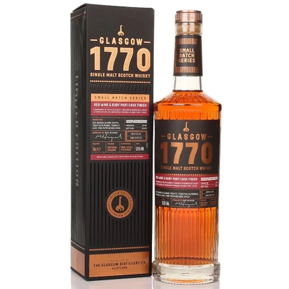 Botella de Glasgow 1770 - Red Wine & Ruby Port