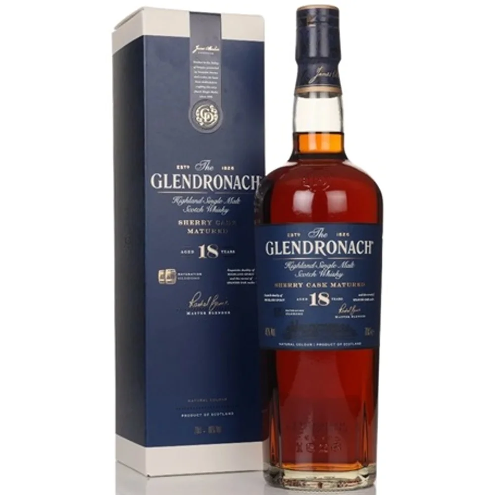 Botella de The Glendronach 18