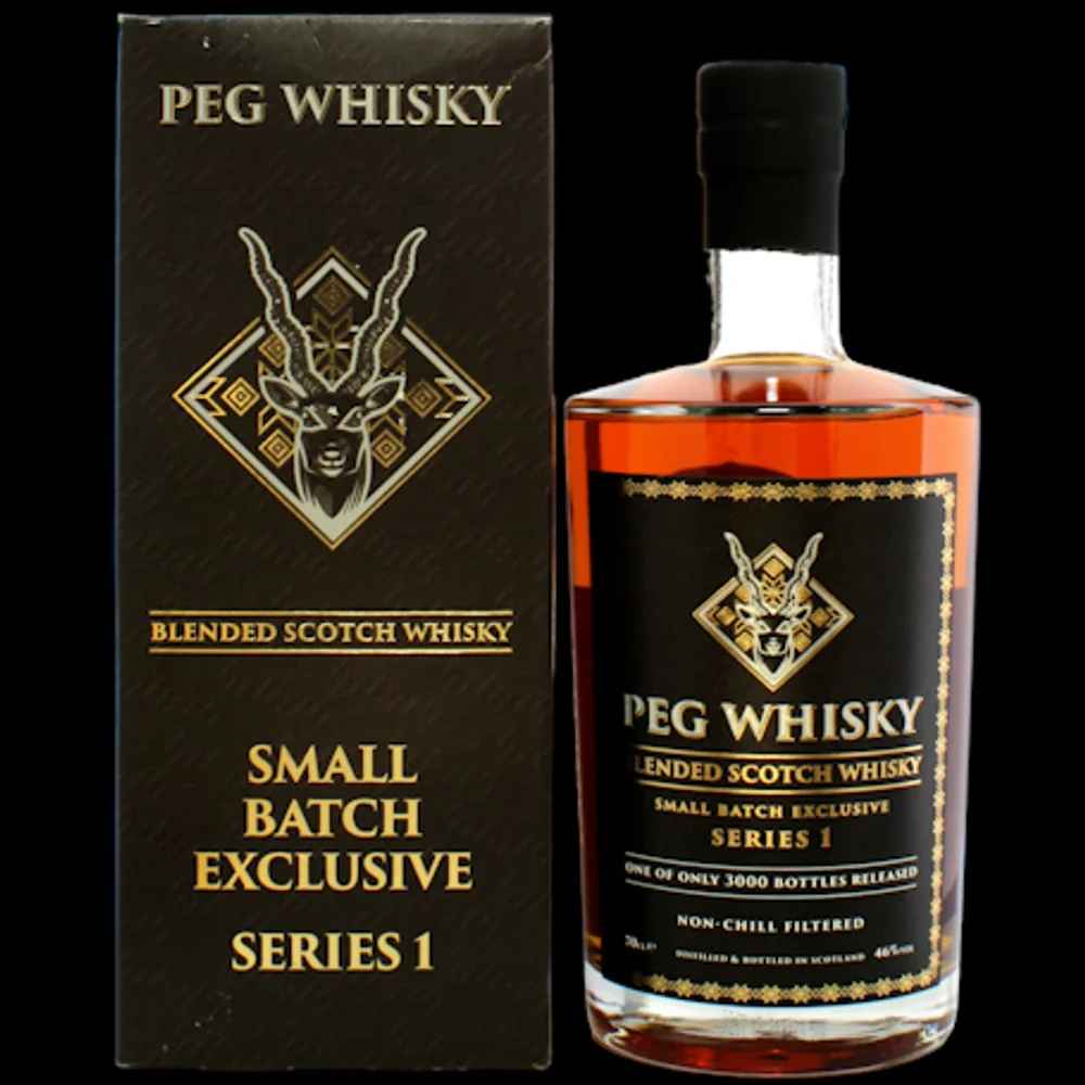 Botella de Peg Whisky Small Batch Series 1