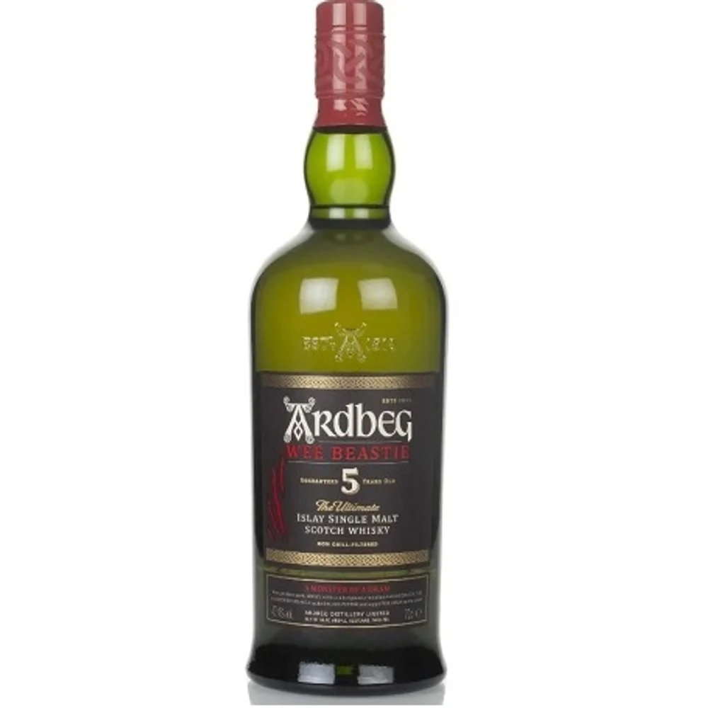 Botella de Ardbeg 5 Wee Beastie