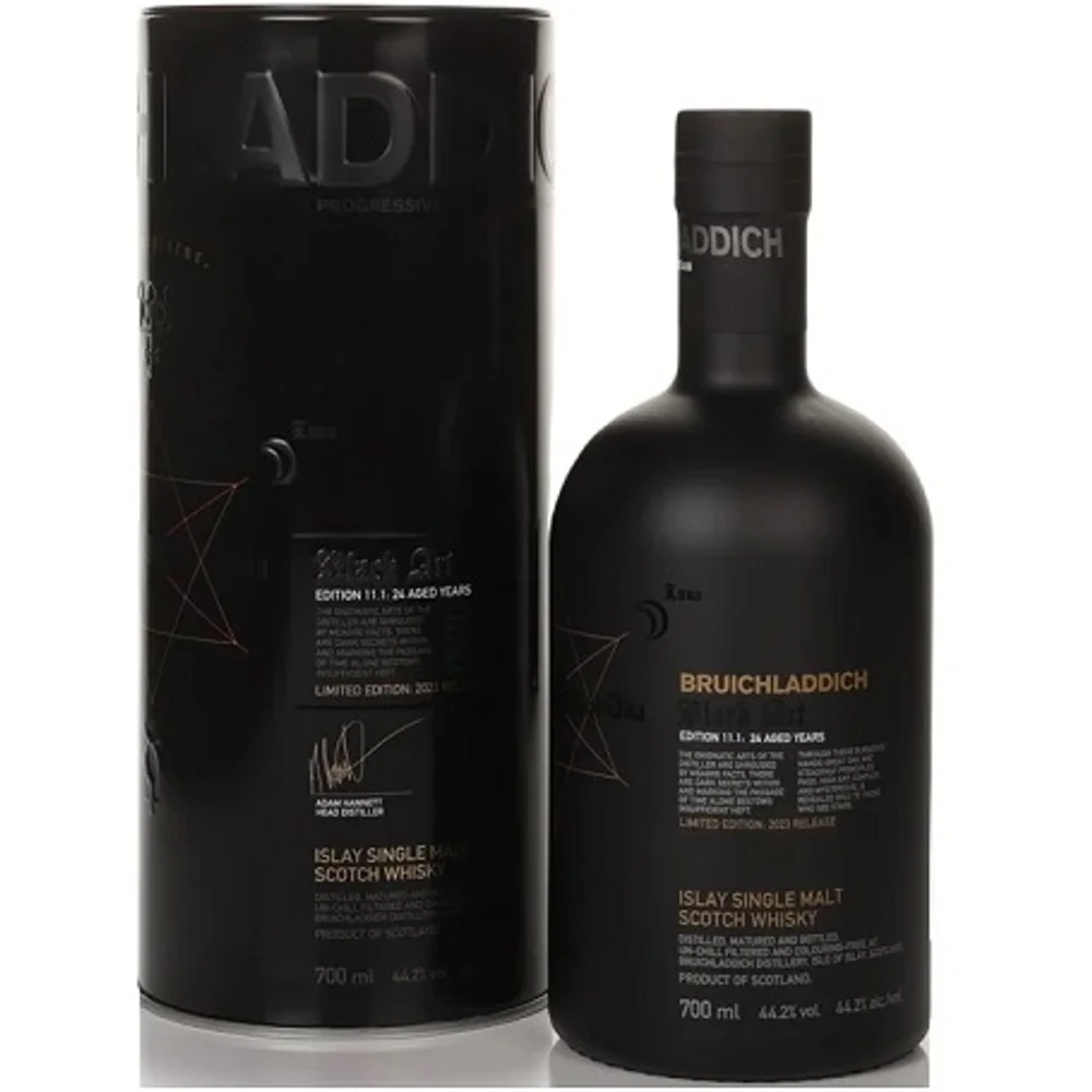 Botella de Bruichladdich 24 Black Art 11.1