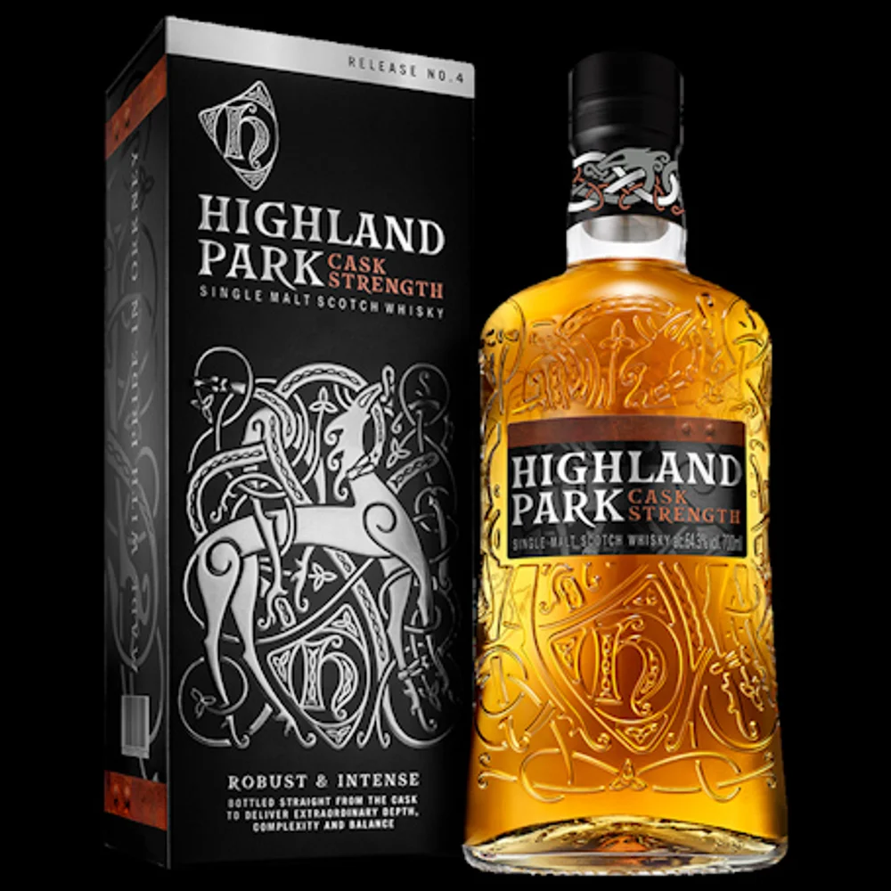 Botella de Highland Park Cask Strength Release 4
