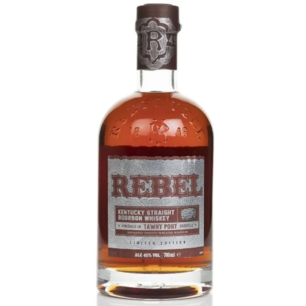 Botella de Rebel Bourbon Tawny Port Barrel Finish