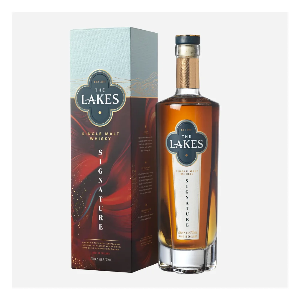 Botella de The Lakes Single Malt Signature