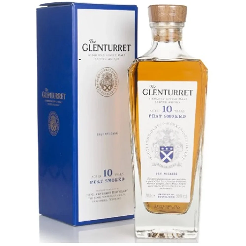 Botella de The Glenturret 10 Peat Smoked (2021 Release)