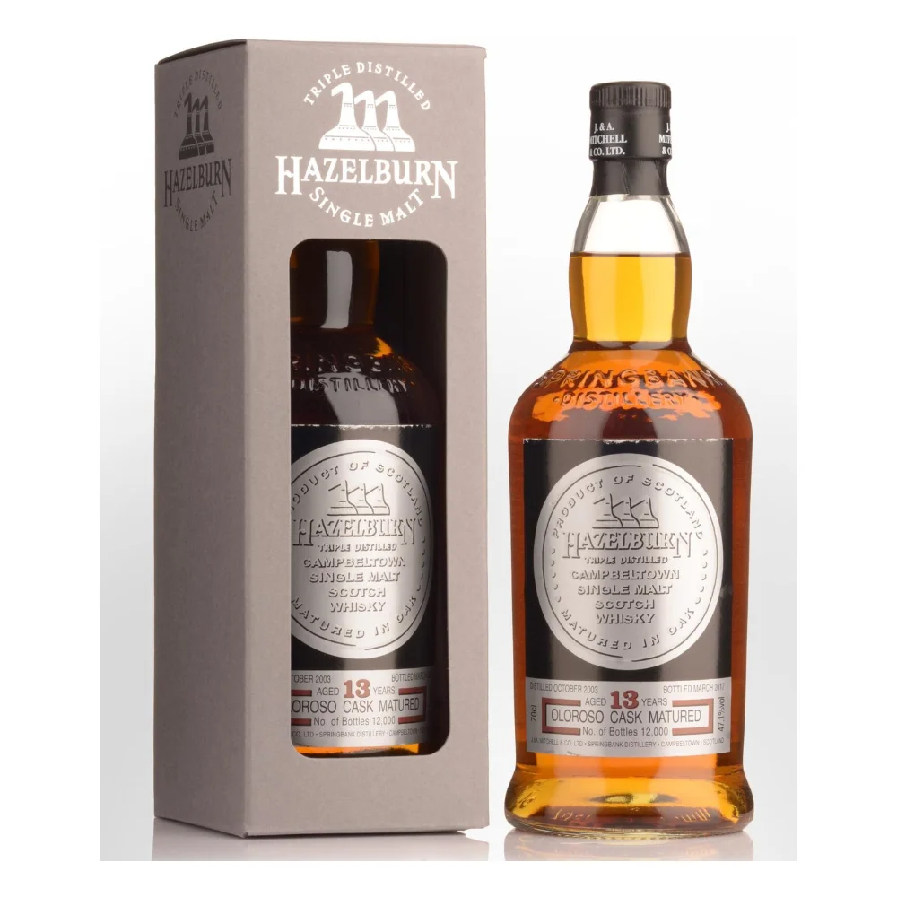 Botella de Hazelburn 13 2003 - Oloroso Cask