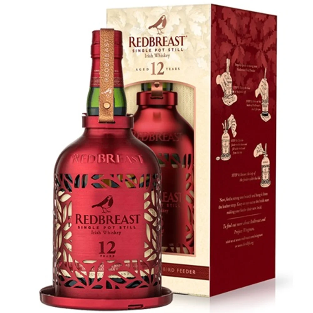Botella de Redbreast 12 Project Wingman Bird Feeder