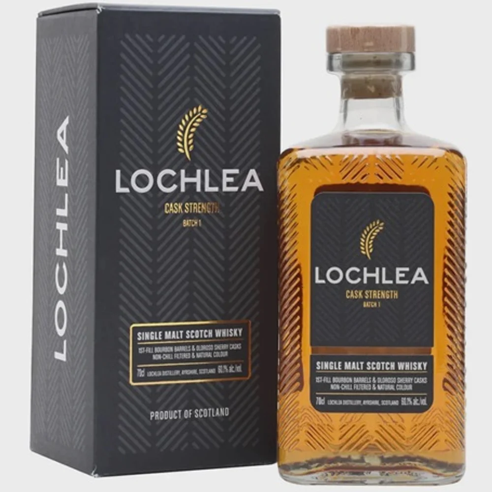 Botella de Lochlea Cask Strength - Batch 2