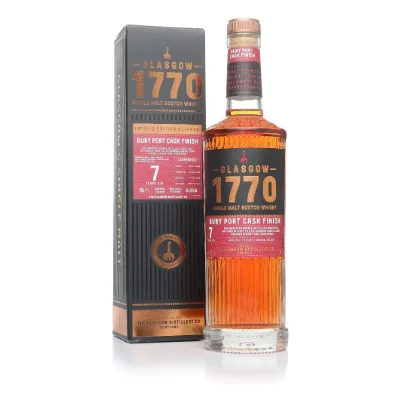 Glasgow 1770 7 Ruby Port Cask Finish (Unpeated)