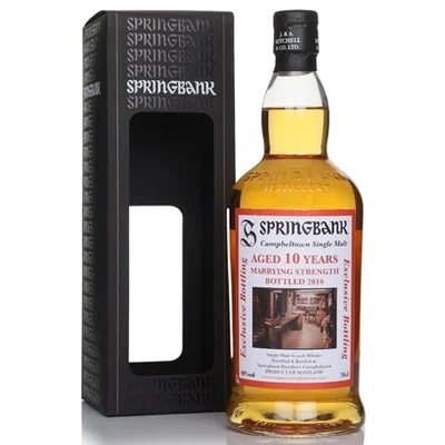 Springbank 10 - Marrying Strength (2016 Release)