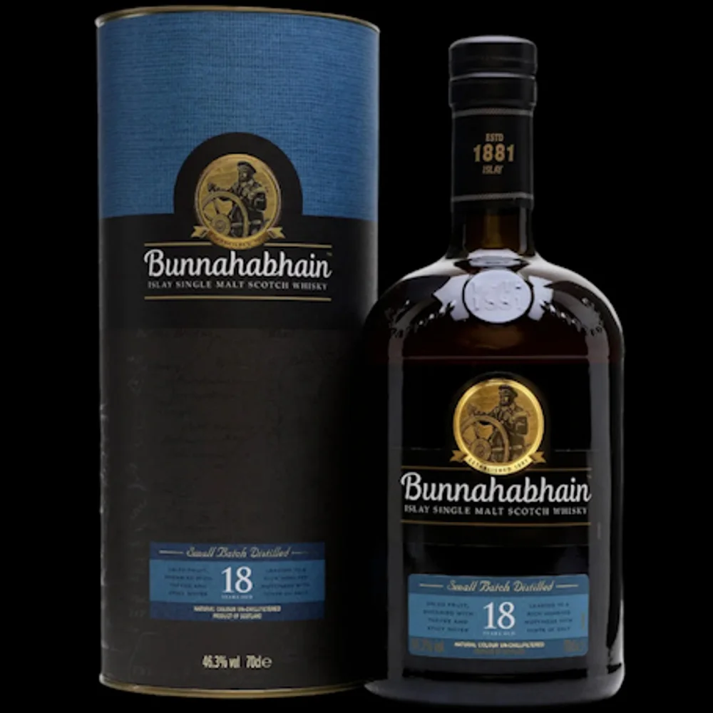Botella de Bunnahabhain 18