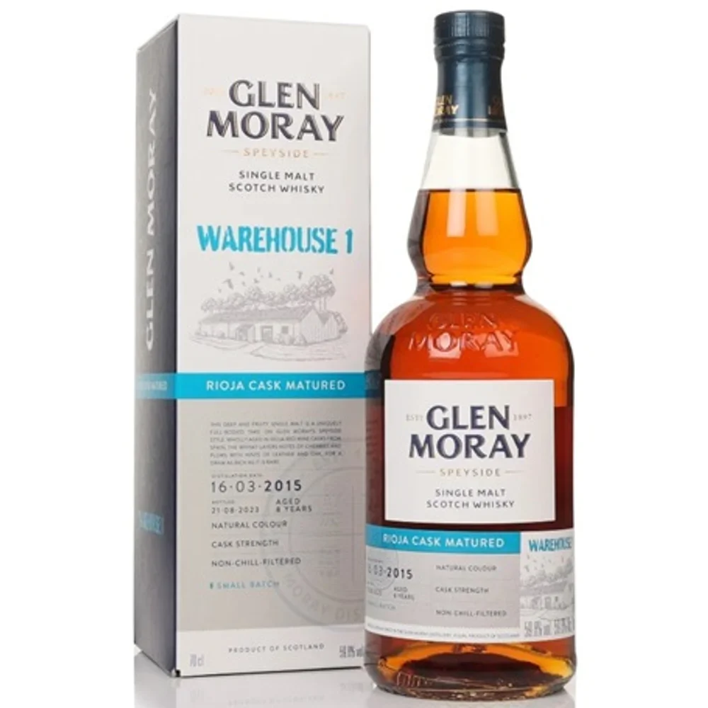 Botella de Glen Moray 8 2015 Rioja Matured - Warehouse 1