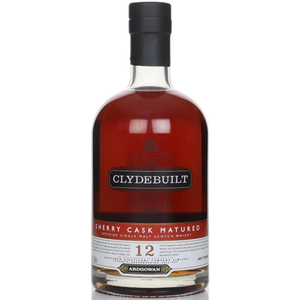 Botella de Clydebuilt 12 Sherry 100 Proof (Ardgowan)