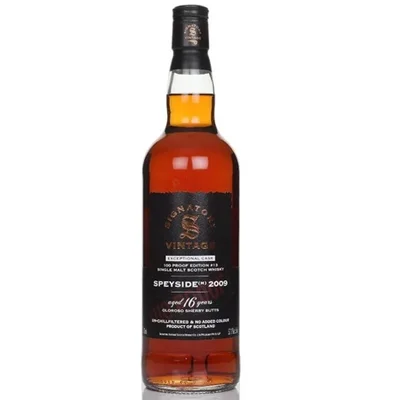 Speyside (M) 16 2009 Exceptional Cask - 100 Proof Edition #15 (Signatory)