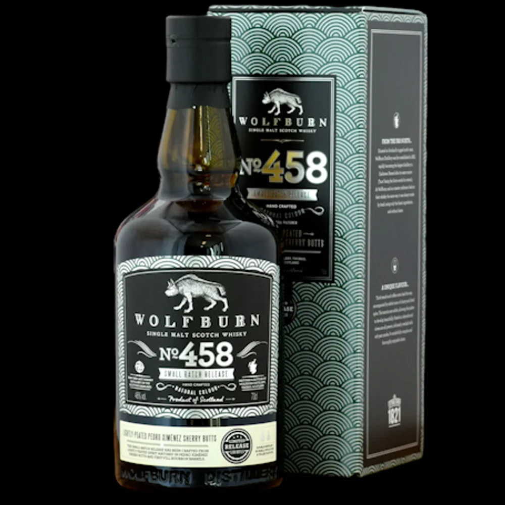 Botella de Wolfburn No 458
