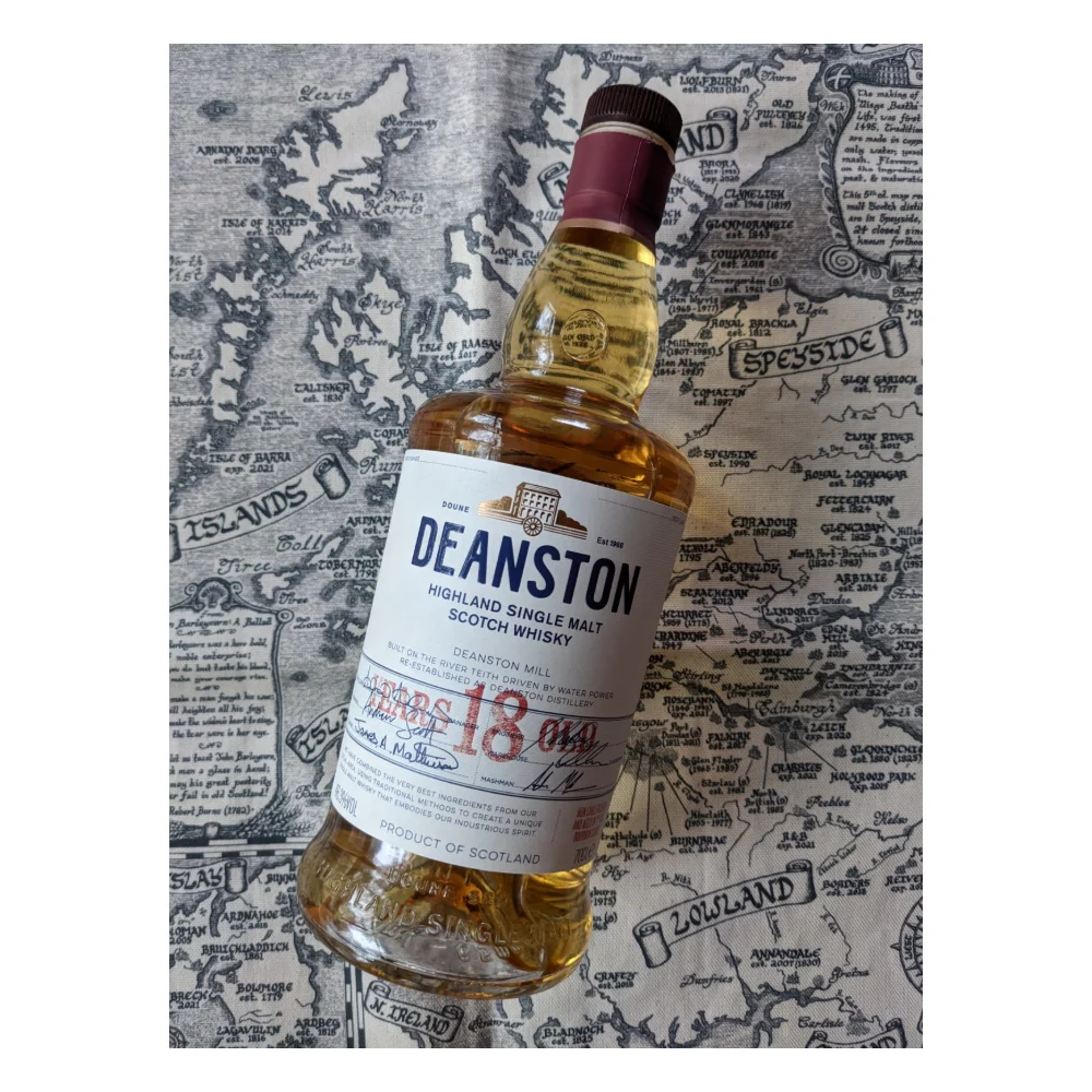 Botella de Deanston 18