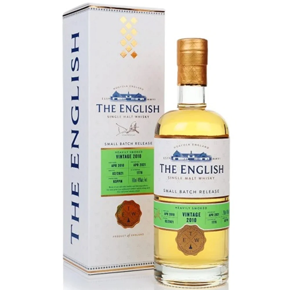 Botella de The English 2010 Heavily Smoked