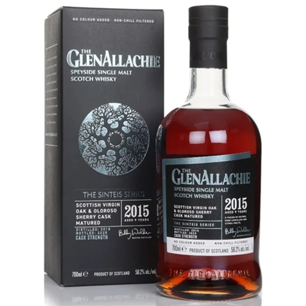 Botella de Glenallachie Sinteis Series Part Two - 2015 Scottish Virgin Oak and Oloroso Cask Matured