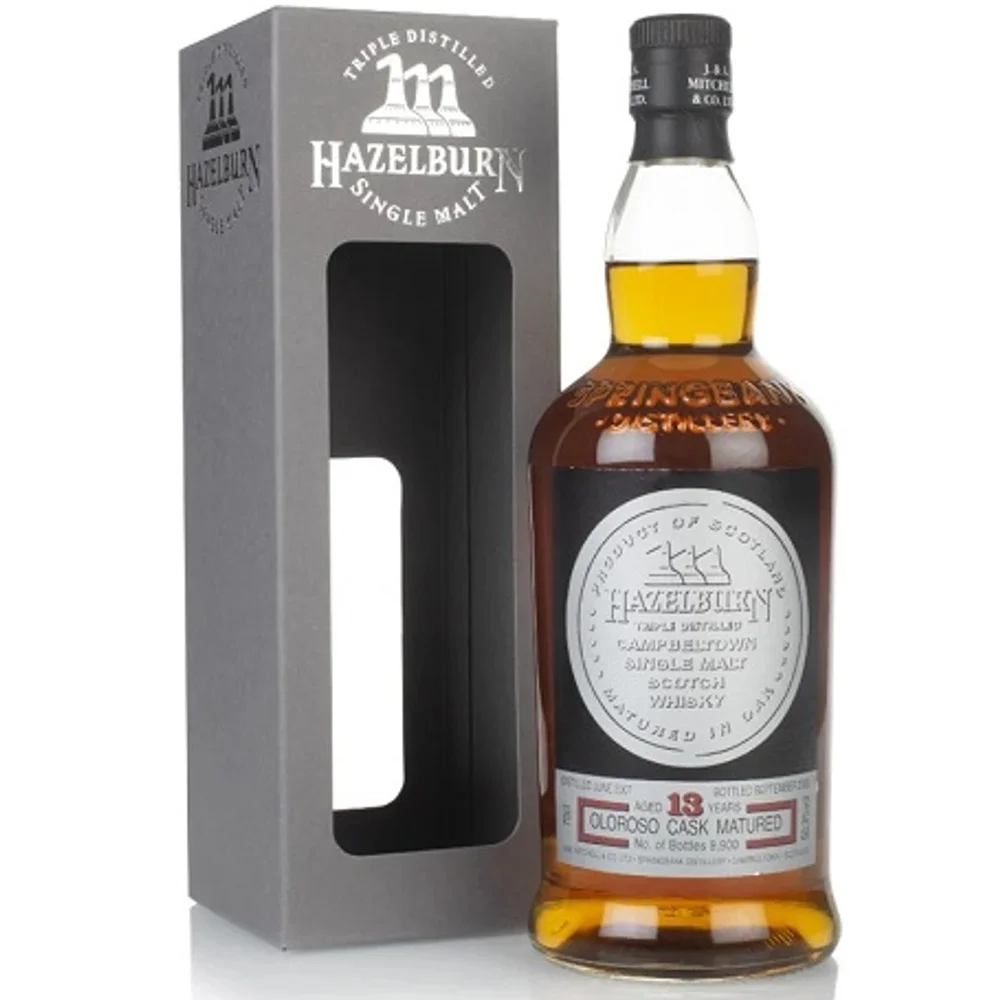Botella de Hazelburn 13 2007 - Oloroso Cask