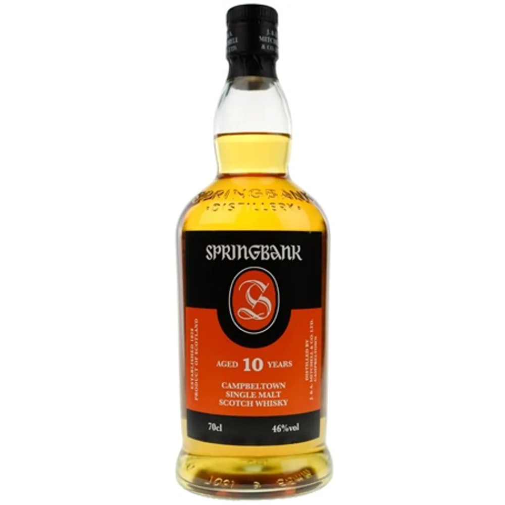 Botella de Springbank 10