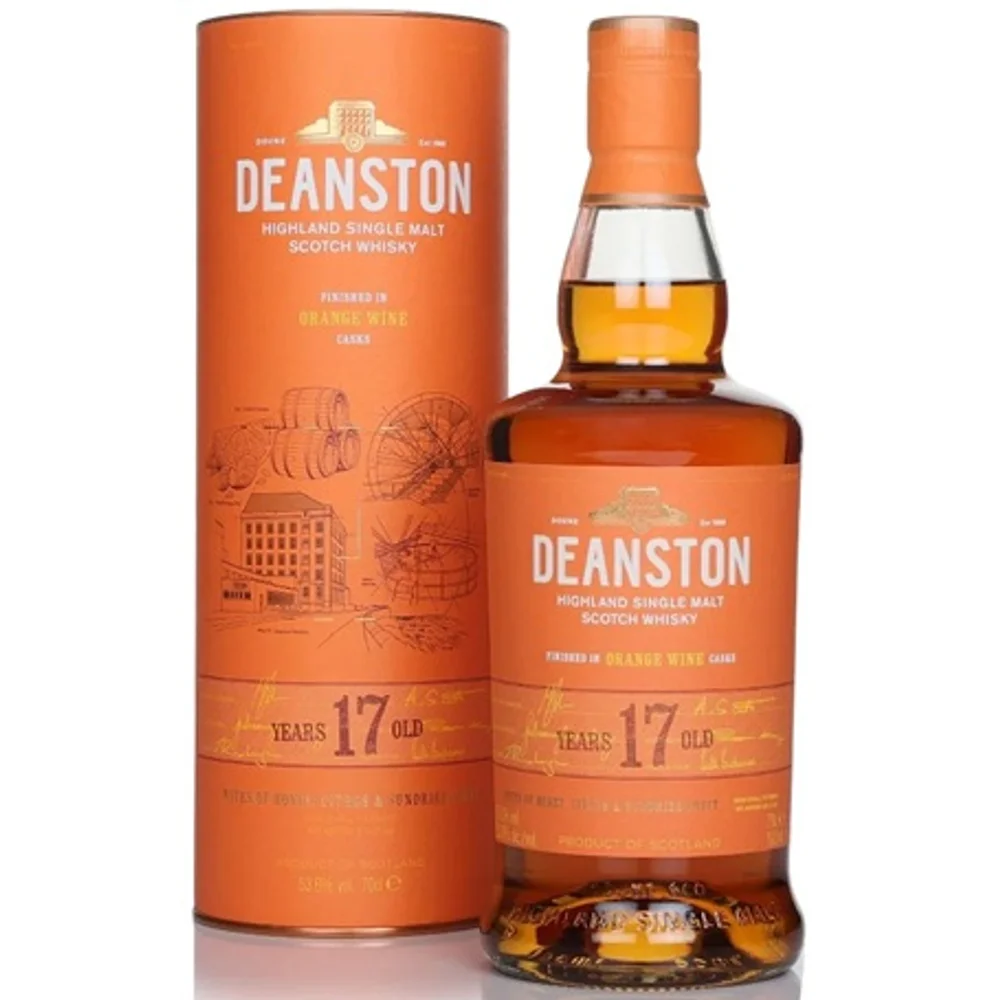 Botella de Deanston 17 Orange Wine Cask Finish