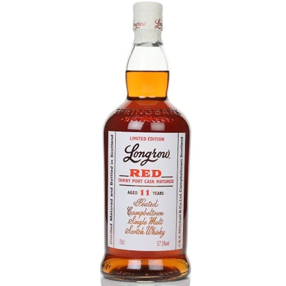 Botella de Longrow Red 11 Tawny Port Cask Matured