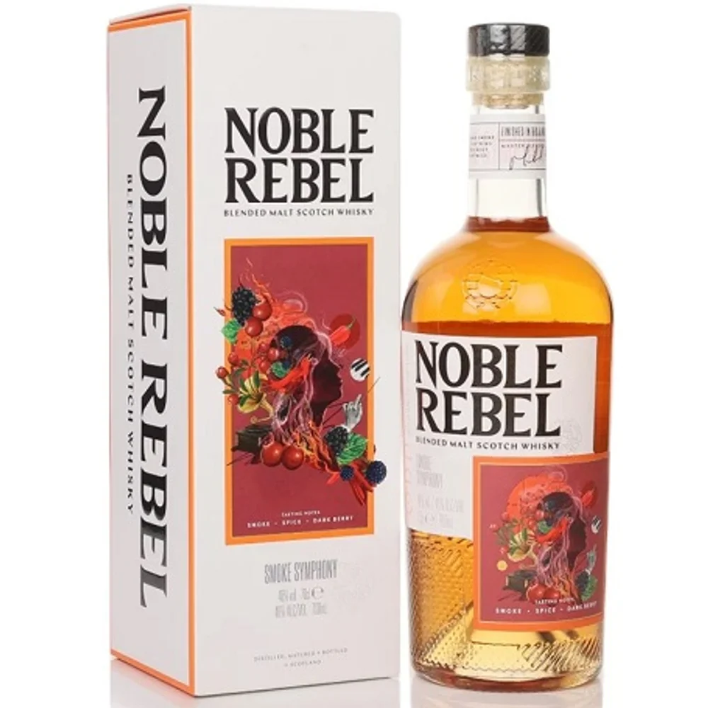 Botella de Noble Rebel Smoke Symphony
