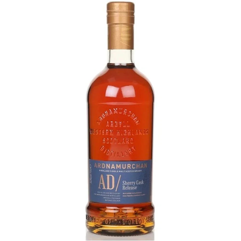 Botella de Ardnamurchan AD/ Sherry Cask Release