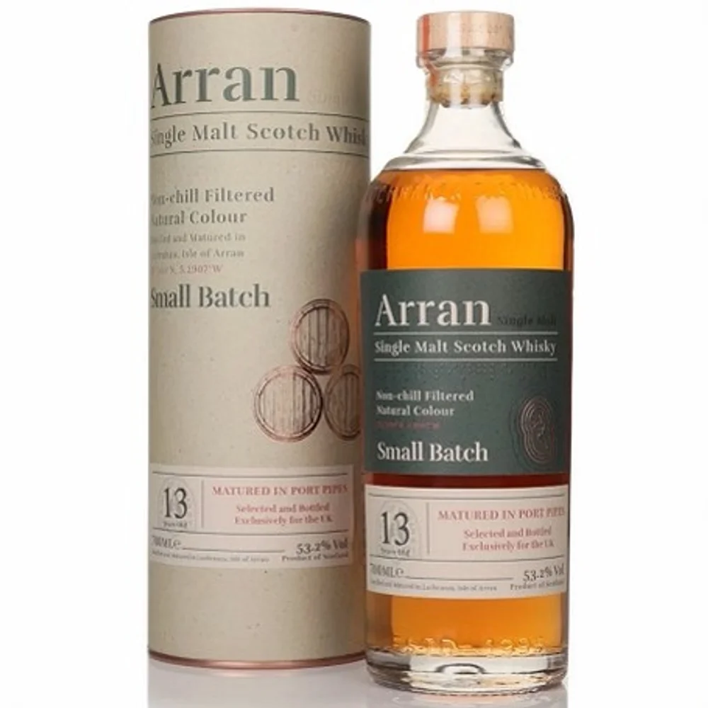 Botella de Arran 13 2010 Small Batch - Port Pipes Matured
