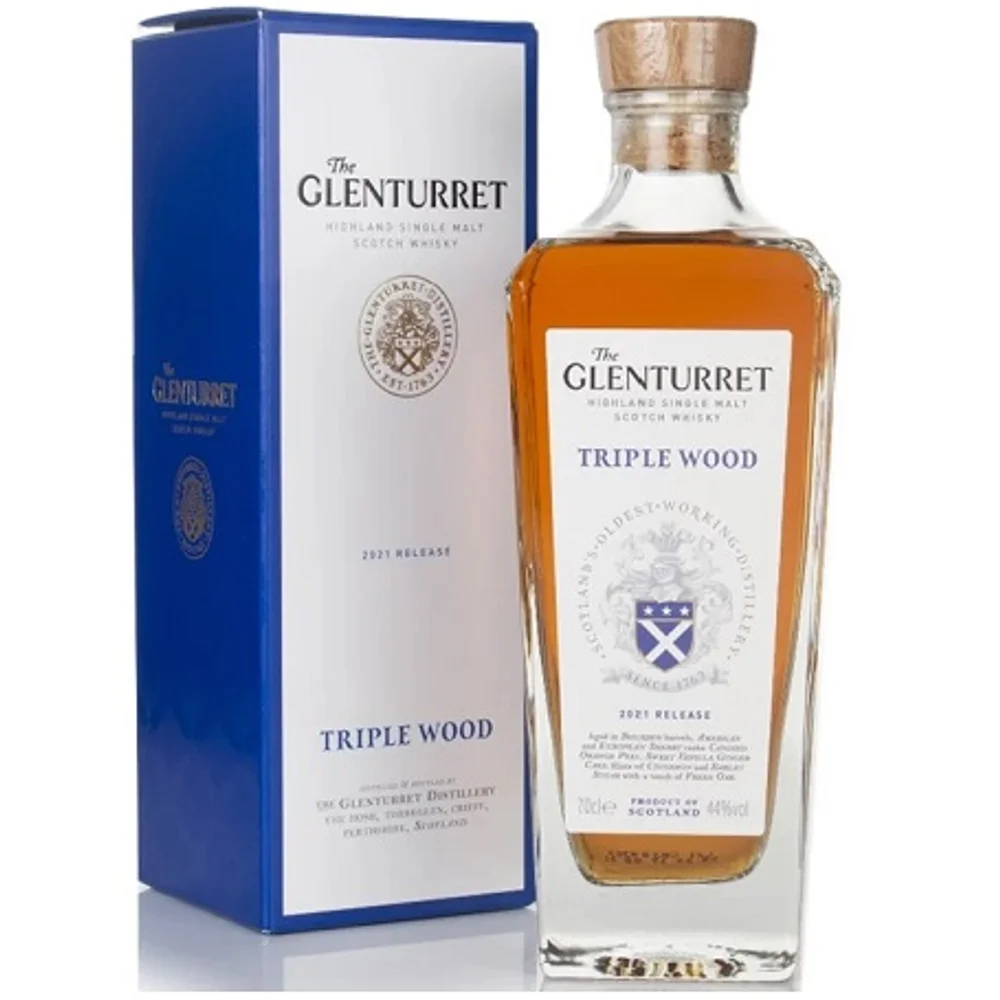Botella de The Glenturret Triple Wood (2021 Release)